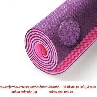THẢM TẬP YOGA MAT TPE 6LY
