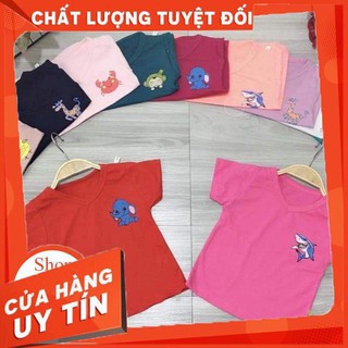 Combo 5 áo cổ tim cho bé trai bé gái qate1256