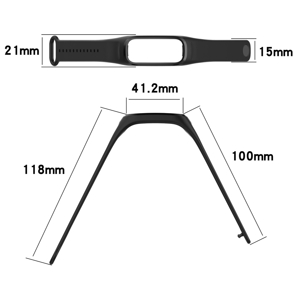 Dây đeo silicone chống nước cho OPPO Band Eva