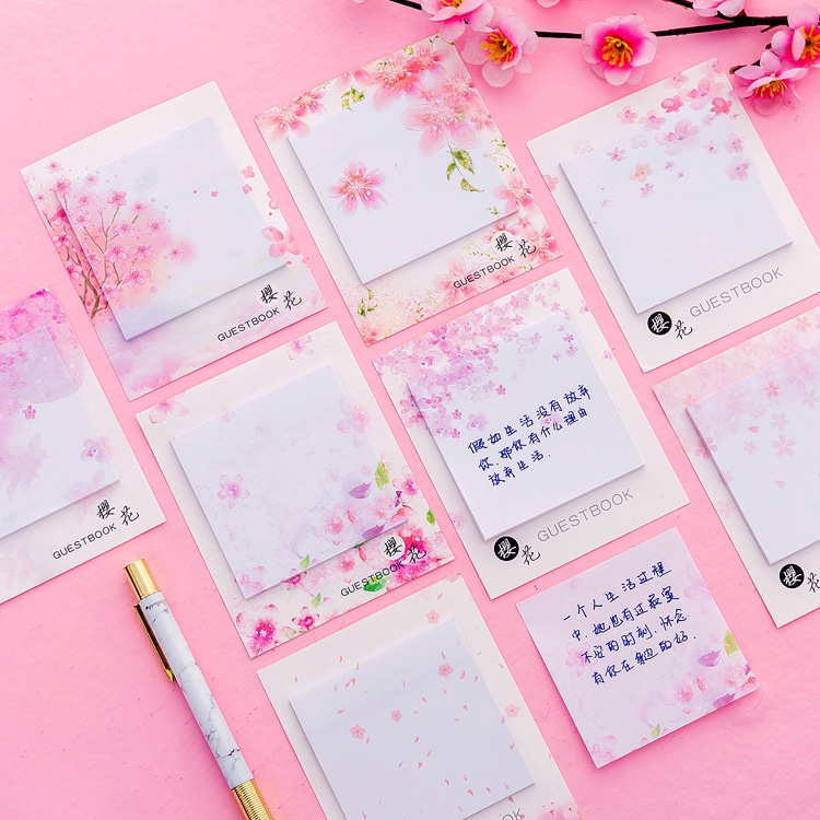Cherry Blossoms
Stickers Sticky Notes
Small Fresh Note Book