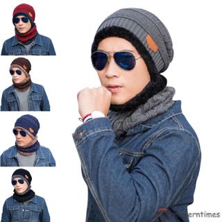Mũ trùm đầu có khăn choàng cổ giữ ấm thời trang phong cách cho nam