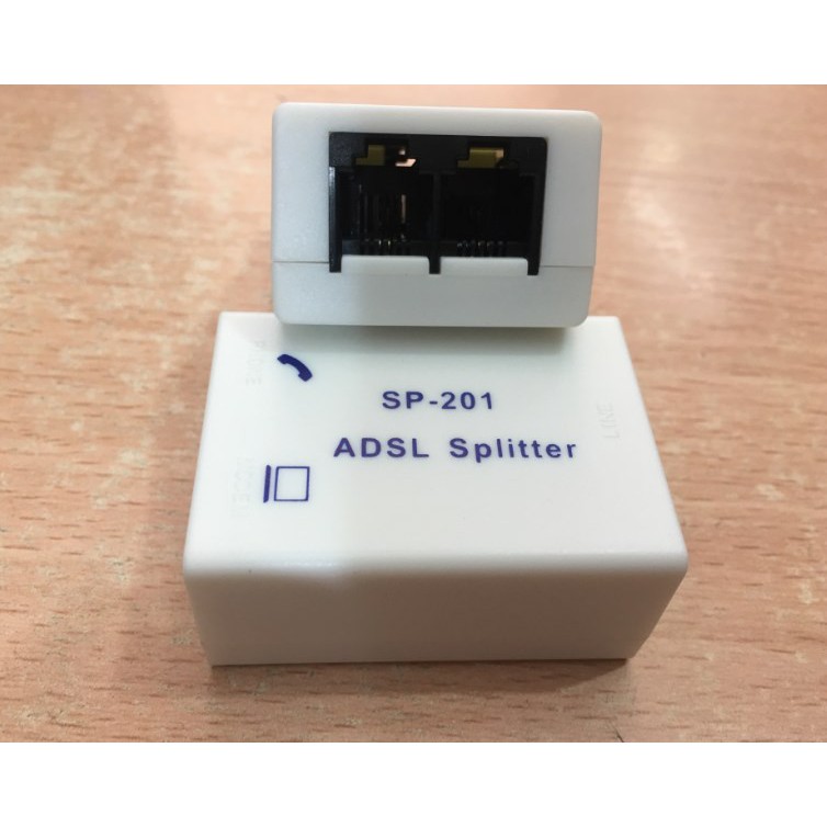 Hộp chia jack RJ11 cổng cho điện thoại bàn 1 Cổng RJ11 Ra 2 Cổng RJ11
