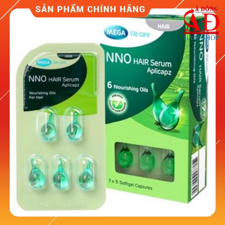 HỘP 15 VIÊN NANG SERUM NNO HAIR DƯỠNG BÓNG PHỤC HỒI TÓC HƯ TỔN