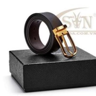 Dây nịt Nam Khóa Cài,Thắt Lưng Nam Khóa Chốt Đồng Đúc,Dây Da Nguyên Miếng Cao Cấp . Chính hãng VNXK -B52.store