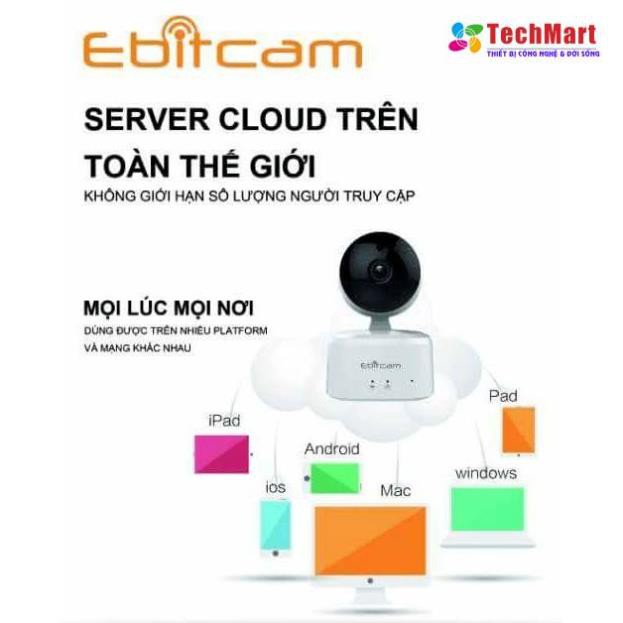 Camera ip wifi không dây Ebitcam E2