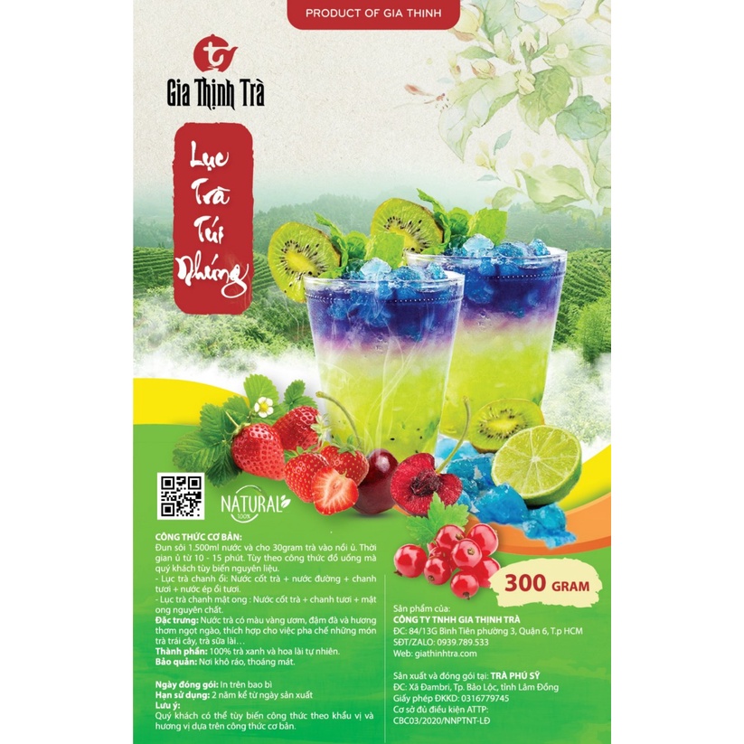 Lục Trà Lài Túi Nhúng Gia Thịnh 300gr