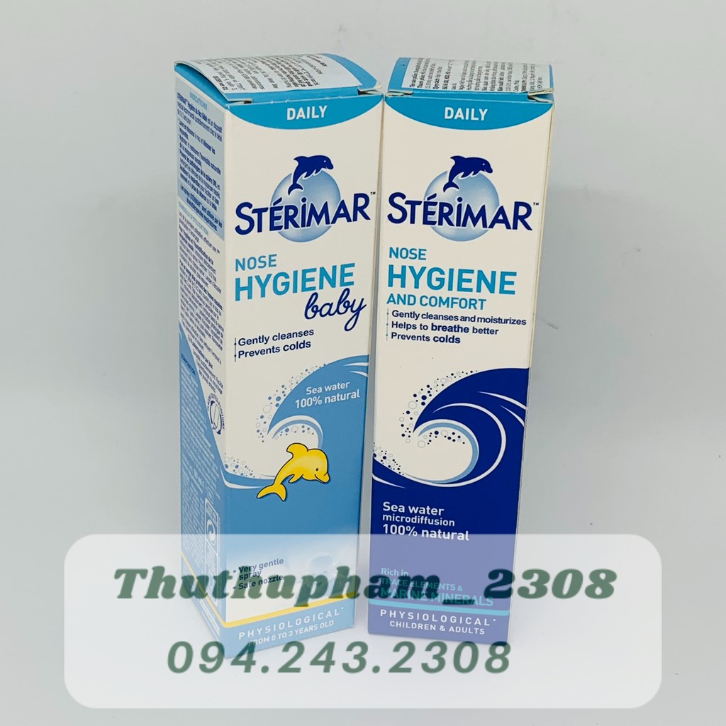 (XỊT MŨI CÁ HEO) DUNG DỊCH XỊT MŨI STERIMAR 50ml