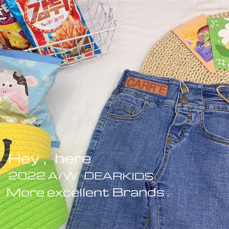 Quần jeans bé gái loại đẹp có co giãn Quần bò bé gái kunkid
