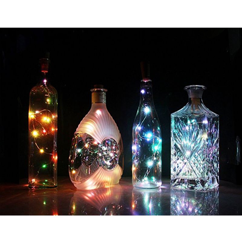 Dây Đèn Led 2m 20 Bóng Trang Trí Chai Rượu