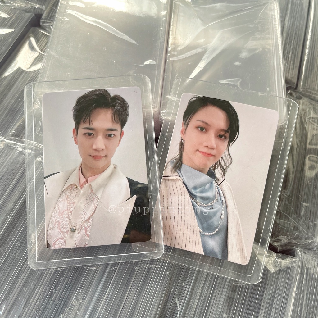 Toploader không ám xanh bảo vệ card size B8 (trắng không seal)