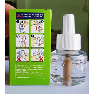Combo 50 lọ tinh dầu đuổi muỗi parpar vỏ xanh hình em bé sử dụng 30 đêm