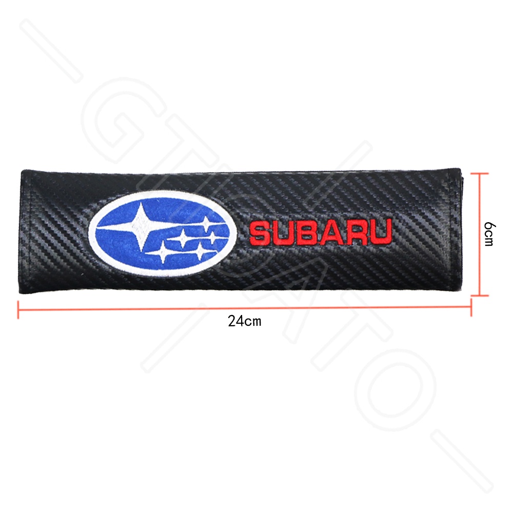 GTIOATO Sợi Carbon DâY Đai An ToàN Ô Tô CàI DâY An ToàN Ô Tô BọC DâY An ToàN Xe HơI Phụ KiệN Ô Tô Trang Trí Oto Phụ KiệN BêN Trong Ô Tô Cho Subaru Choester BRZ Impreza Outback WRX SIT