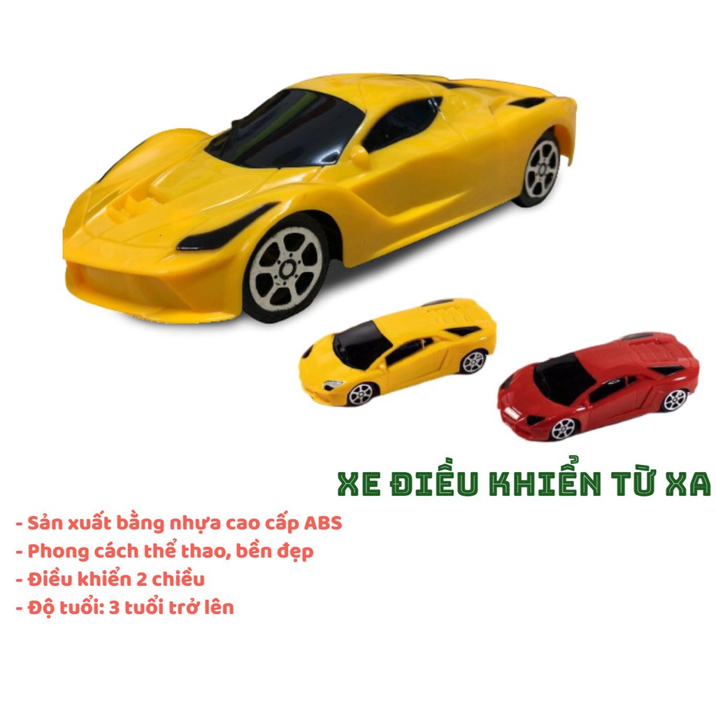 Ô Tô Đồ Chơi [FREESHIP] Ô Tô Điều Khiển Từ Xa Dáng Thể Thao Dùng Pin – Đồ Chơi Trẻ Em Mô Hình Cho Bé A24