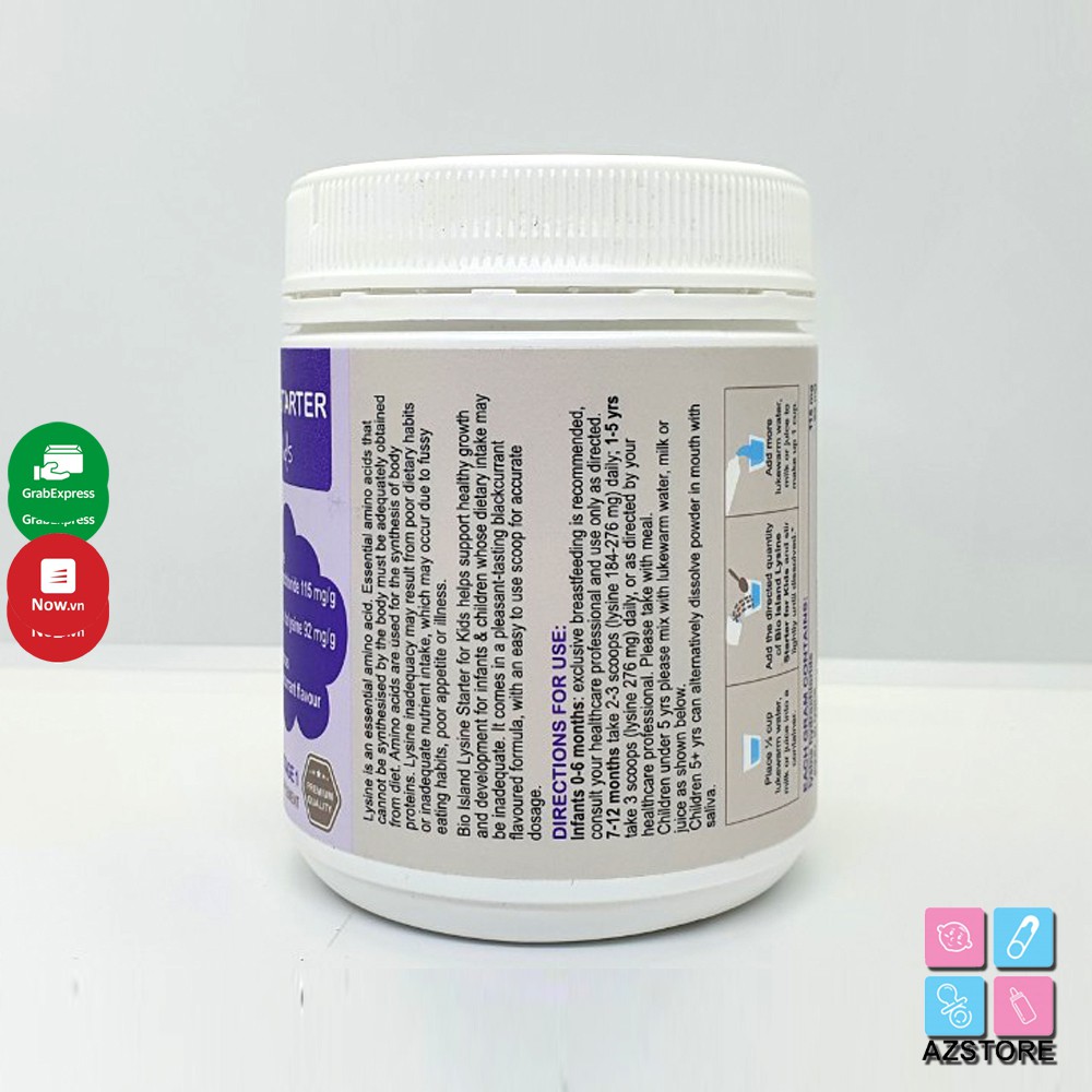 Bio Island Lysine tăng chiều cao - Lysine Starter / Lysine Step up cho bé