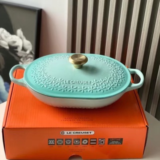 Nồi gang tráng men hình bầu dục Le creuset 31cm oder