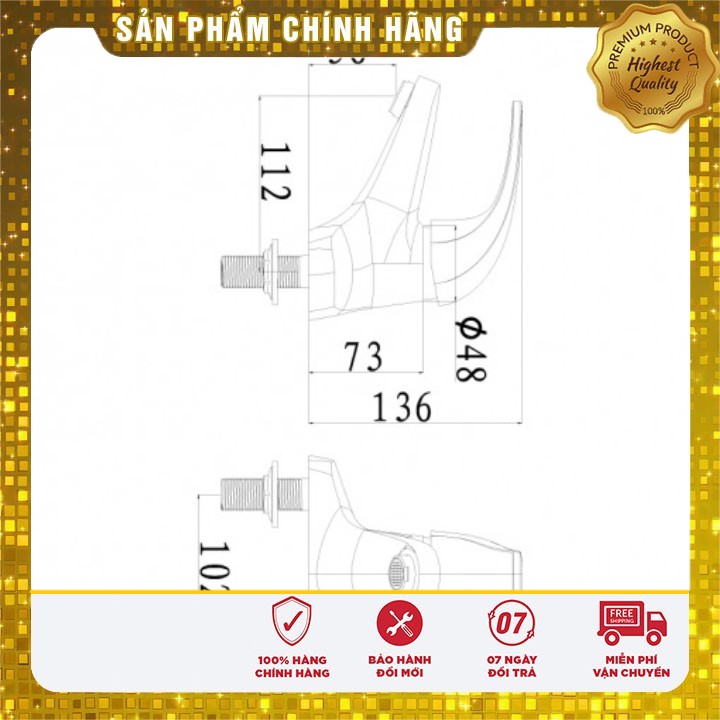 Vòi chậu Hugo HG1903