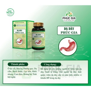Dạ dày phúc gia giảm đau, trào ngược dạ dày, thực quản, viêm loét dạ dày
