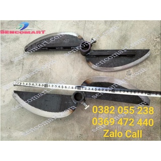 Dao băm chuối mịn, thái cỏ, rau 40cm, trục 24mm cực bén
