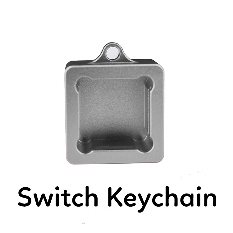 Switch Keychain - Móc khóa gắn switch phím cơ bằng nhôm nguyên khối (kèm dây treo &amp; keycap)