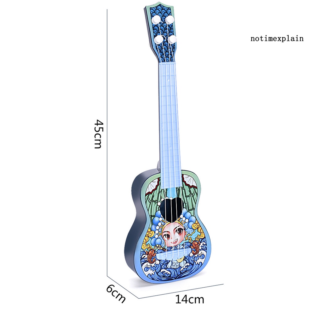 Đàn Ukulele Mini Màu Đỏ Trơn Cho Người Mới Bắt Đầu