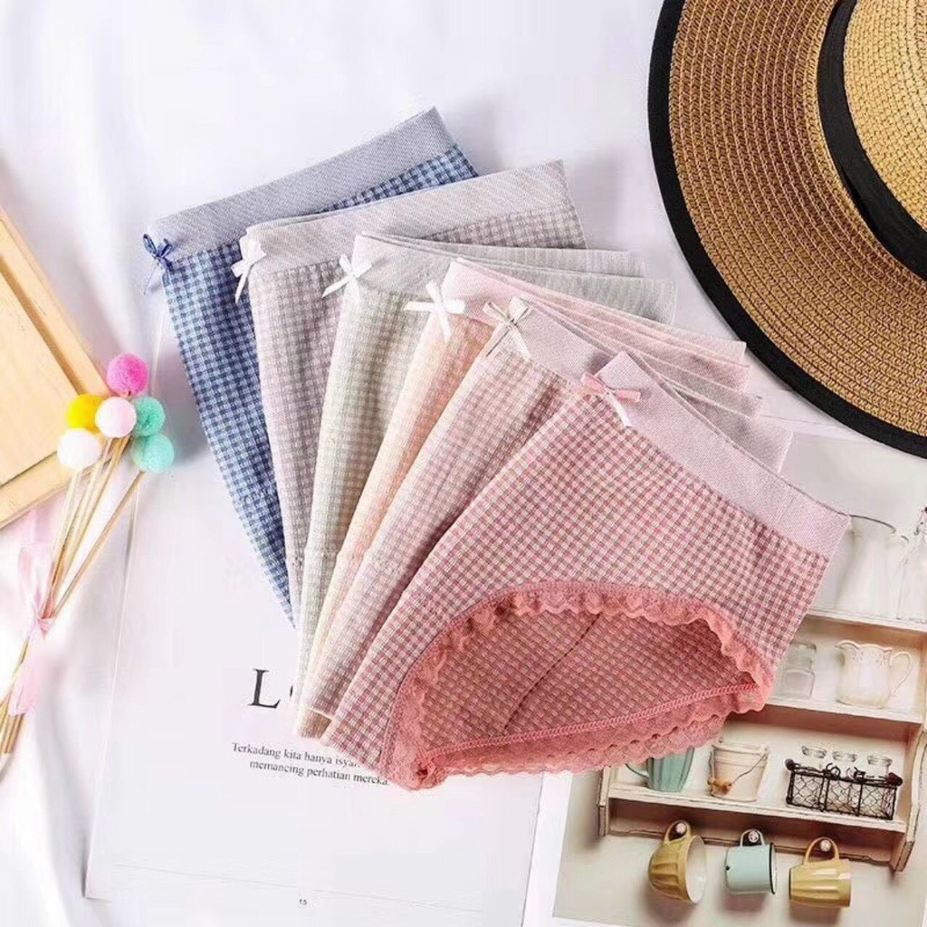 SET 3 Quần lót nữ, quần chip kháng khuẩn xuất Nhật FREESIZE LOTNU02