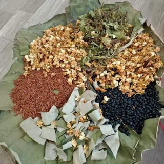 Trà hoa- gạo lứt