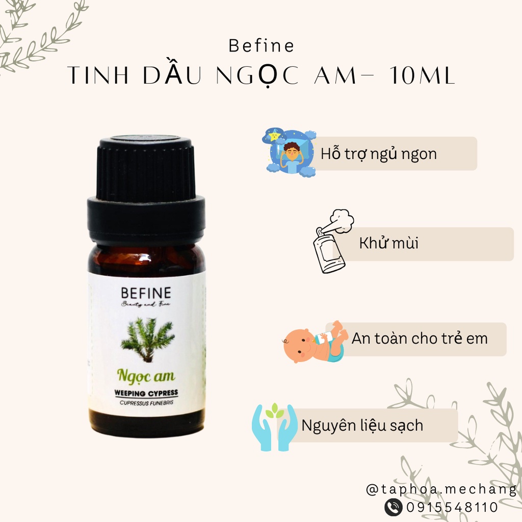 Tinh dầu ngọc am (gỗ hoàng đàn) Befine - 10ML