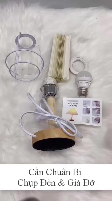 Đèn Ngủ Xếp Ly Chân Gỗ Ánh Sáng Vàng Ấm Áp Dễ Dàng Lắp Đặt Decor Cho Ngôi Nhà Của Bạn | BigBuy360 - bigbuy360.vn