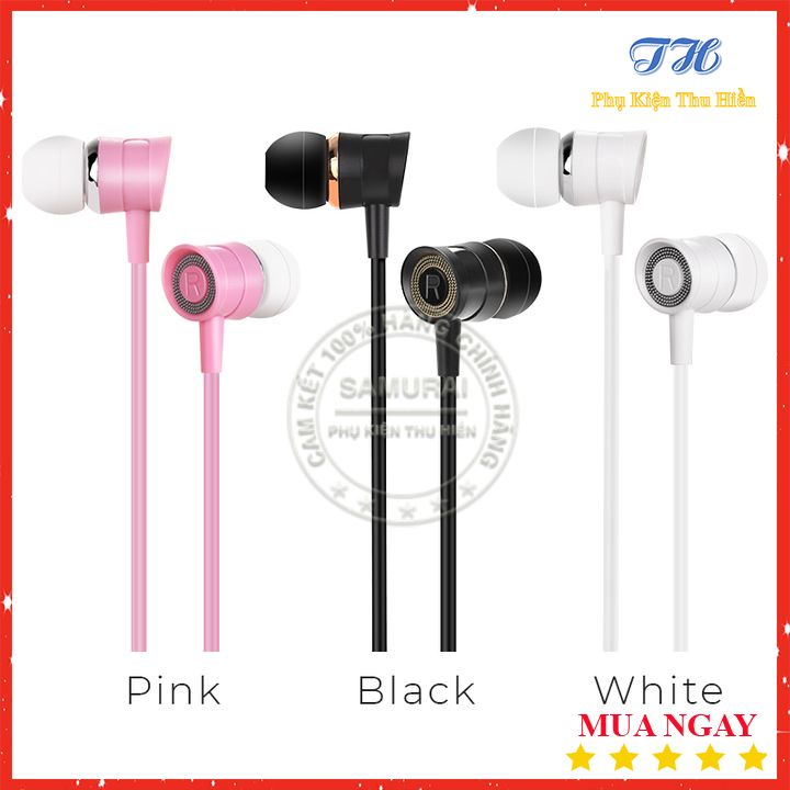 Tai Nghe Nhựa TPE Jack 3.5MM Có Mic Hoco M37 - Dài 1.2M
