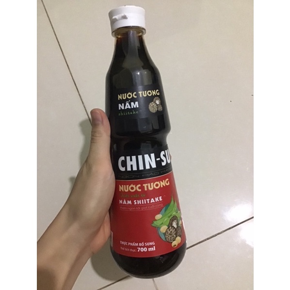 Nước tương nấm Chin-su chai 700ml thơm ngon