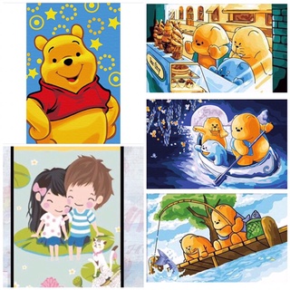 TRANH TÔ MÀU THEO SỐ💕 FREESHIP 💕  TRẺ EM KT 20*30CM