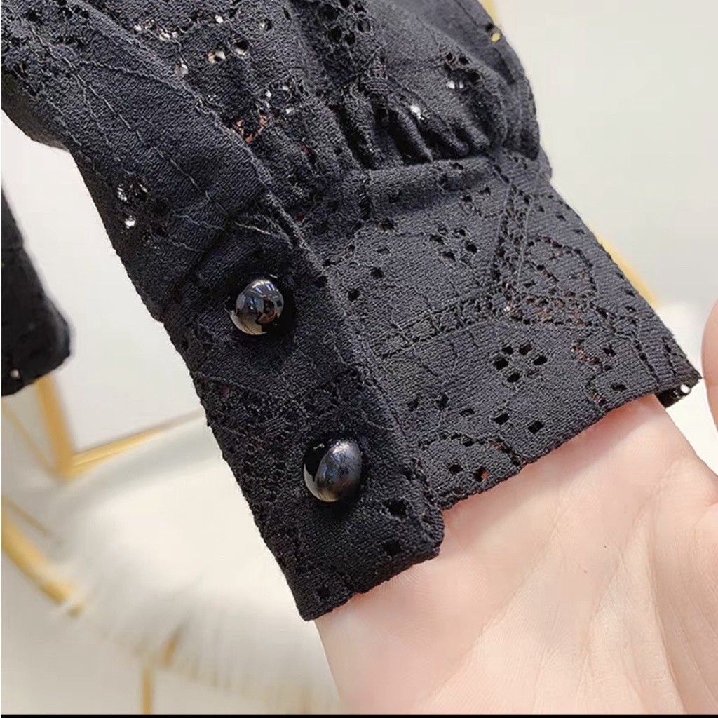 Áo sơ mi đế ren Hàn Quốc