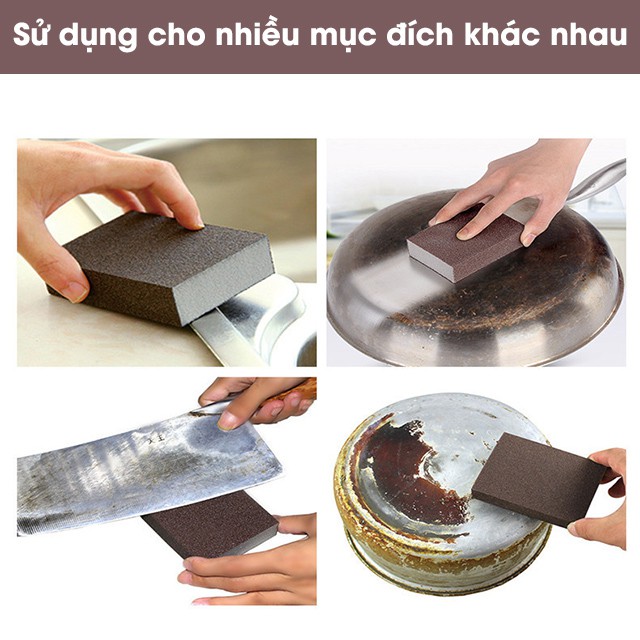 💥Cạo Đâu Sạch Đó💥 Miếng cọ xoong nồi Mặt Nhám Đa Năng