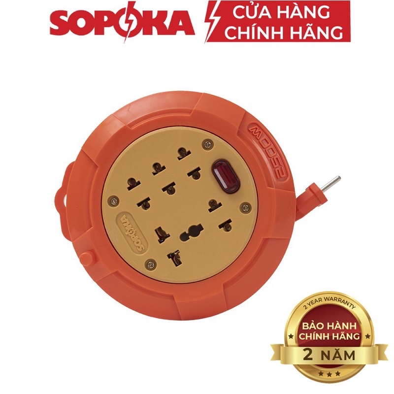 Ổ cắm điện tròn cuốn dây Sopoka R45