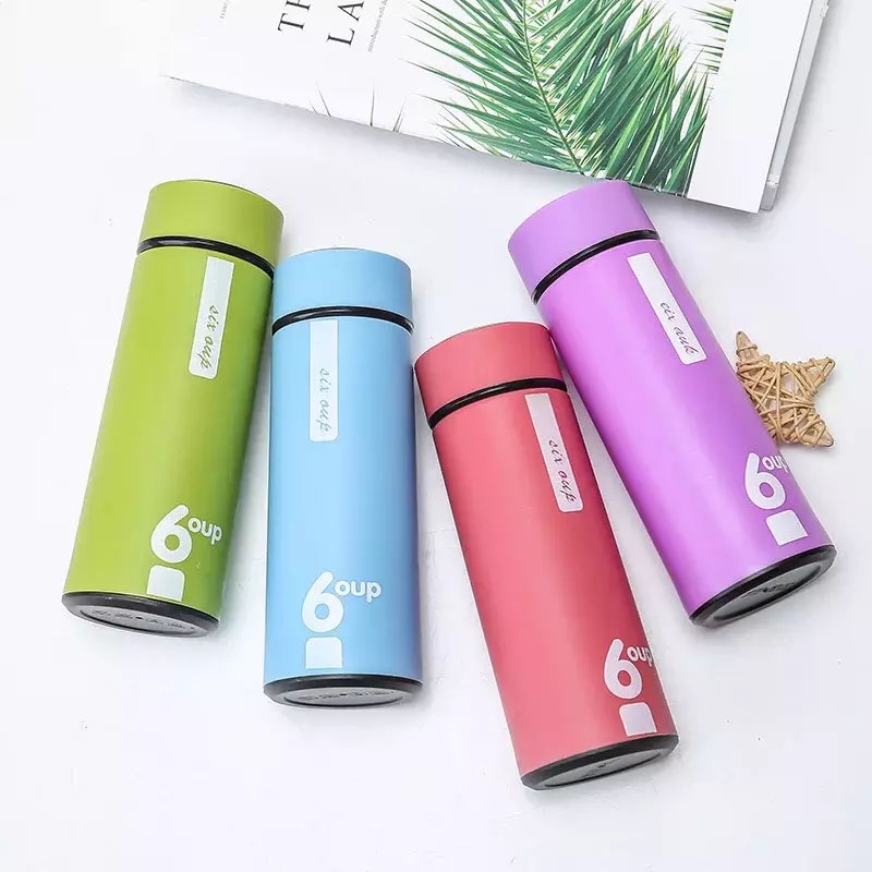 Bình Nước, Bình Đựng Nước Thuỷ Tinh Có Vỏ Bọc Nhựa Lúa Mạch Nhiều Màu Dễ Thương