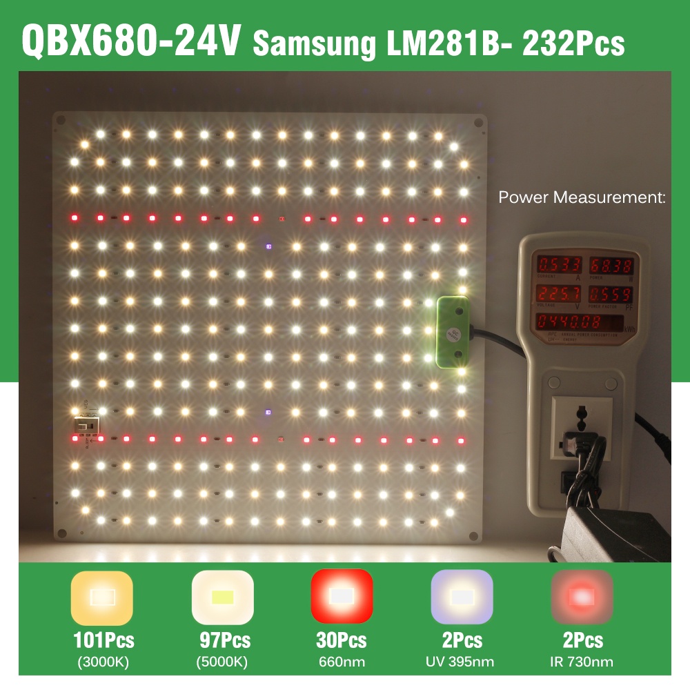 Đèn led trồng cây LED Grow Light LM281B Quantum UV IR Chip 600W 800W Đèn thực vật toàn phổ cho nhà kính thủy canh Chiếu sáng tăng trưởng thực vật