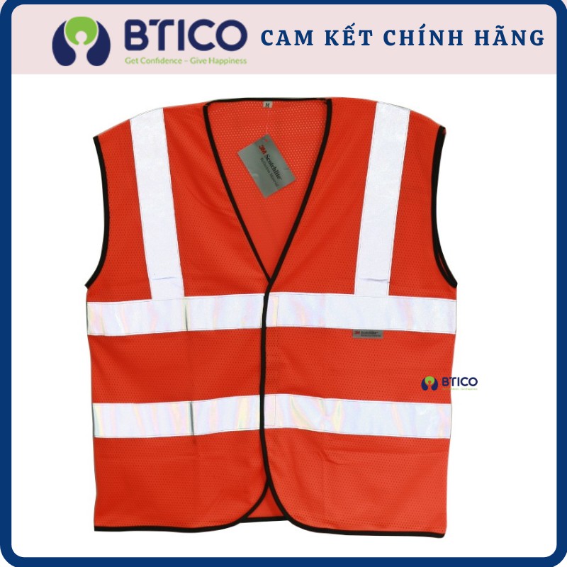 Áo BHLĐ phản quang 3M 8906 (dây phản quang chính hãng 3M độ bền cực cao)