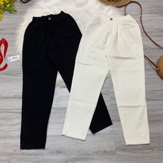 Quần baggy 9 tấc kaki