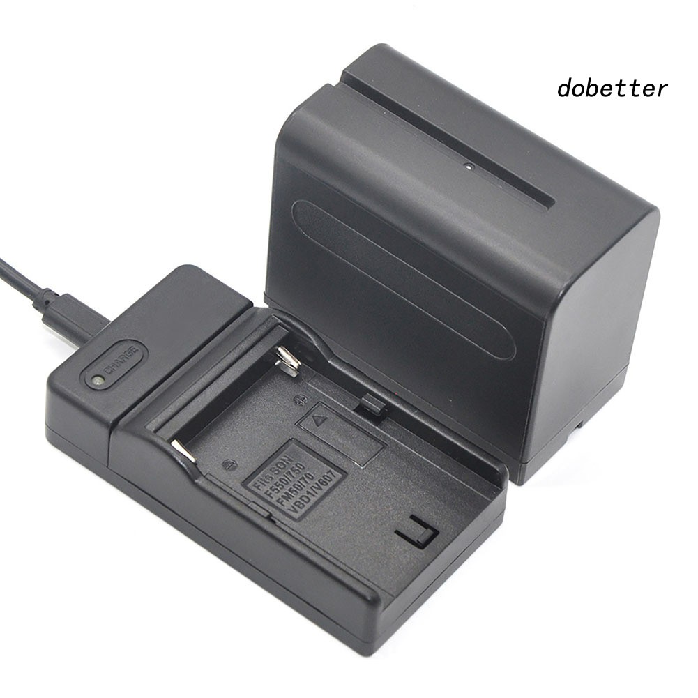 Bộ Sạc Pin Usb Cho Máy Ảnh Sony Np-F550 / F570 / F750 / F970 / F770 / F960 / F330