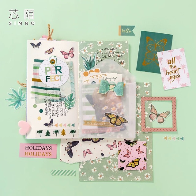 Set trang trí 107pcs siêu dễ thương