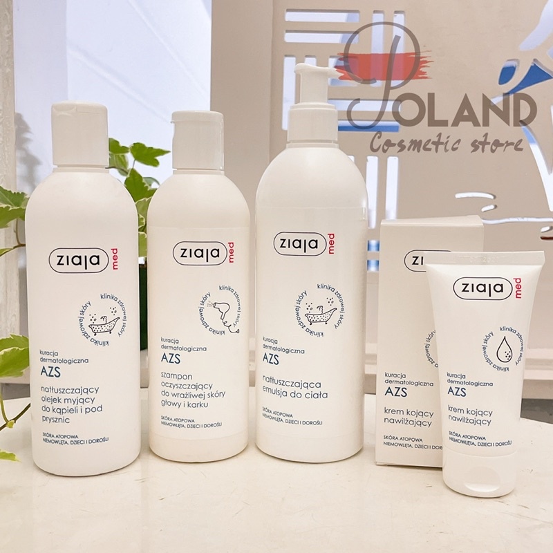 [ĐỦ BILL] Kem dưỡng ẩm phục hồi da Ziaja Med Atopy AZS 50 ml