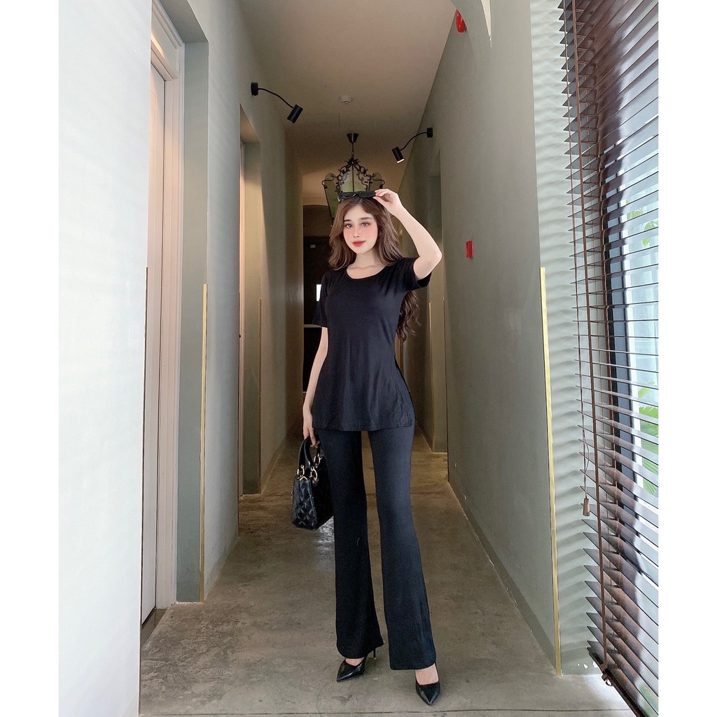 Đồ bộ nữ,đồ bộ sang chảnh, quần ống rộng  LS06