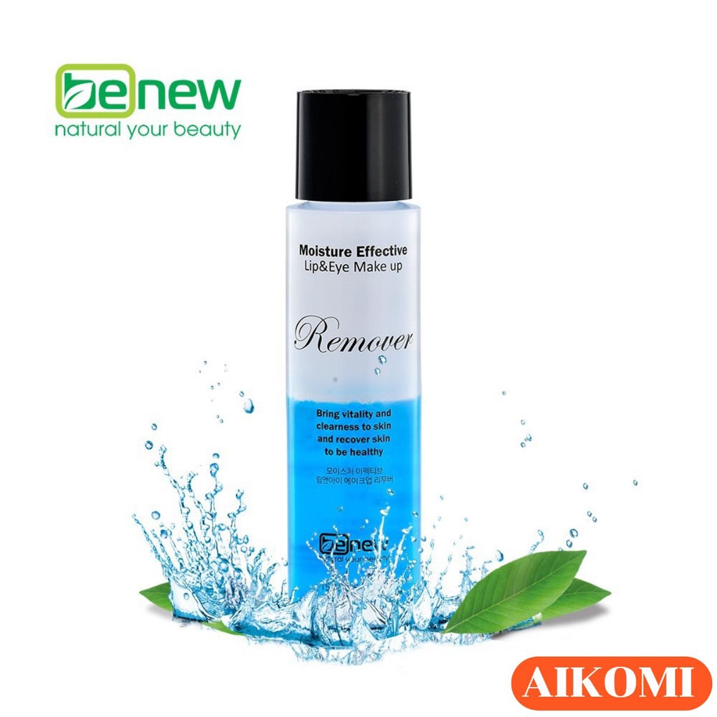 Nước tẩy trang Dưỡng ẩm BENEW Lip &amp; Eye Make-up Remover 150ml