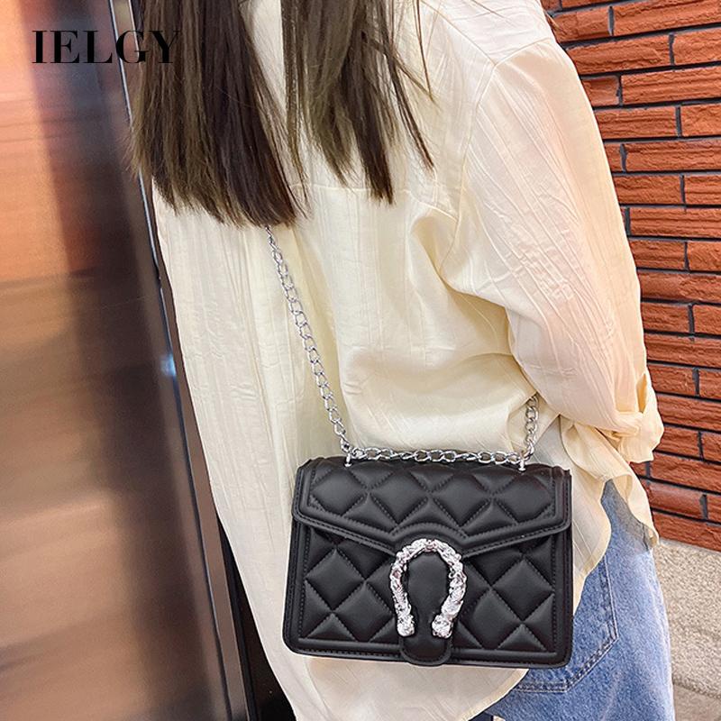 Túi đeo vai IELGY dây xích thời trang dành cho nữ