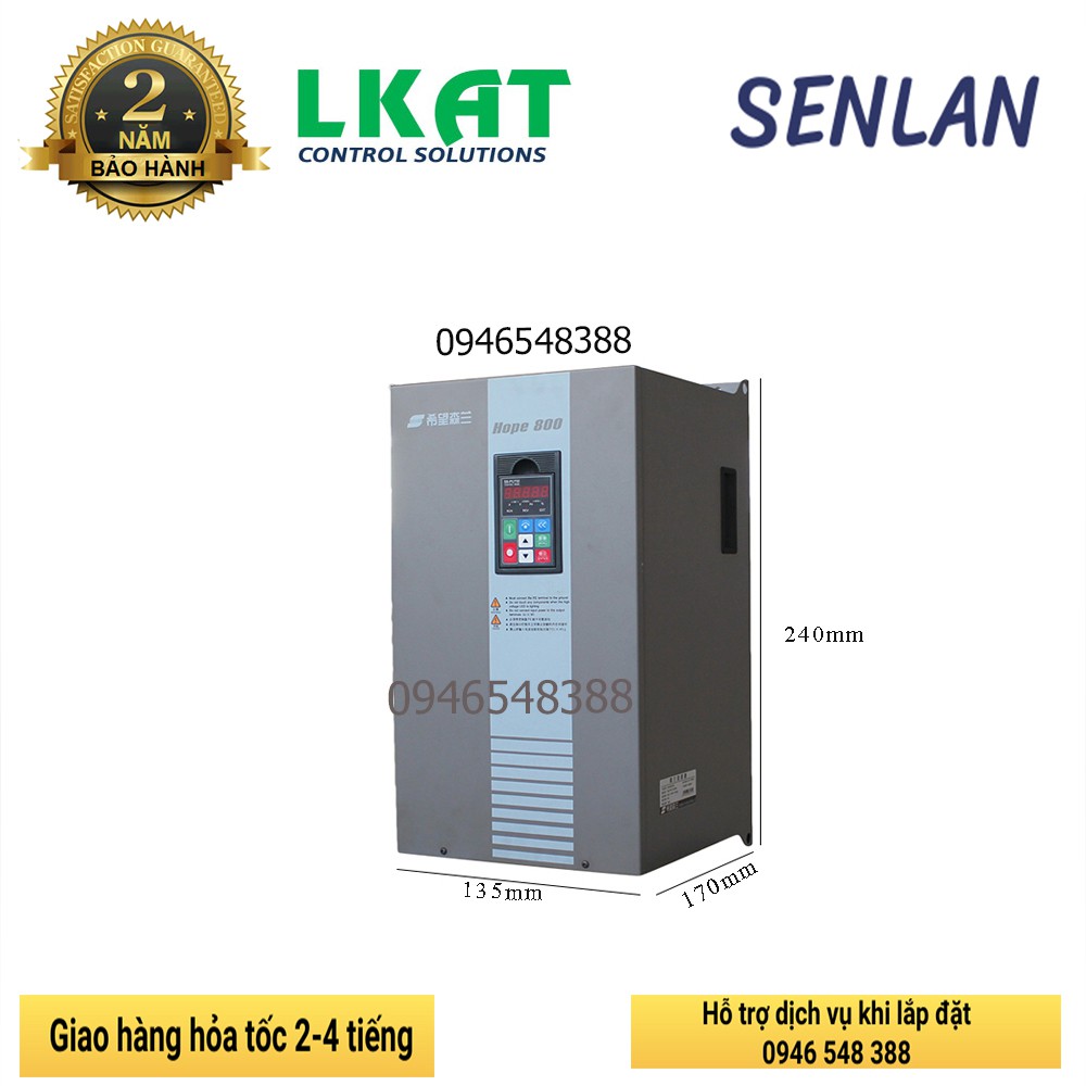 Biến tần Senlan 220V/380V - Bảo hành 2 năm - Giao hàng hoả tốc 2 đến 4 tiếng