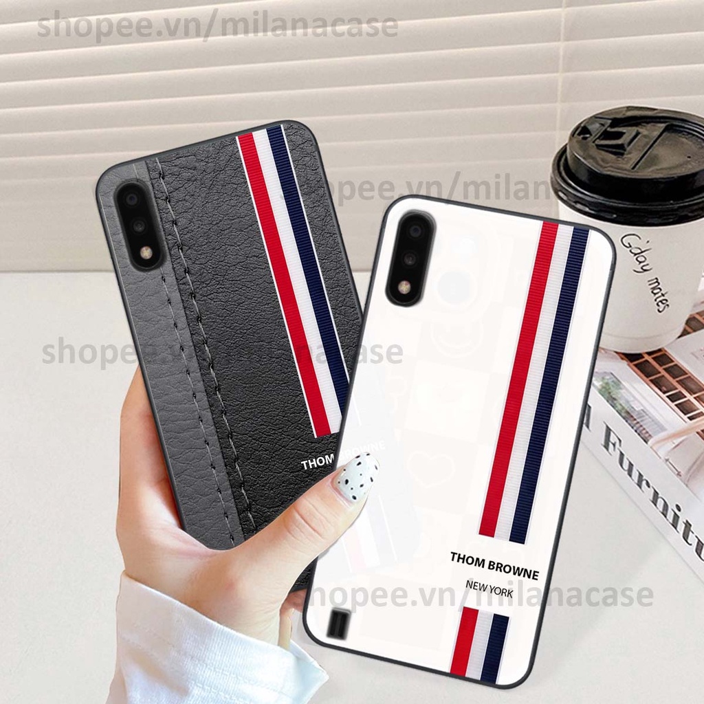 Ốp Samsung A01 / A02 in hình các thương hiệu nổi tiếng trẻ trung thể thao cá tính