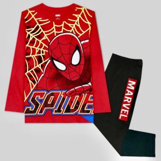 Bộ cotton dài tay bé trai MARVEL
