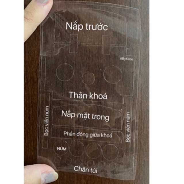 Miếng dán khoá túi  Metropolis chống trầy