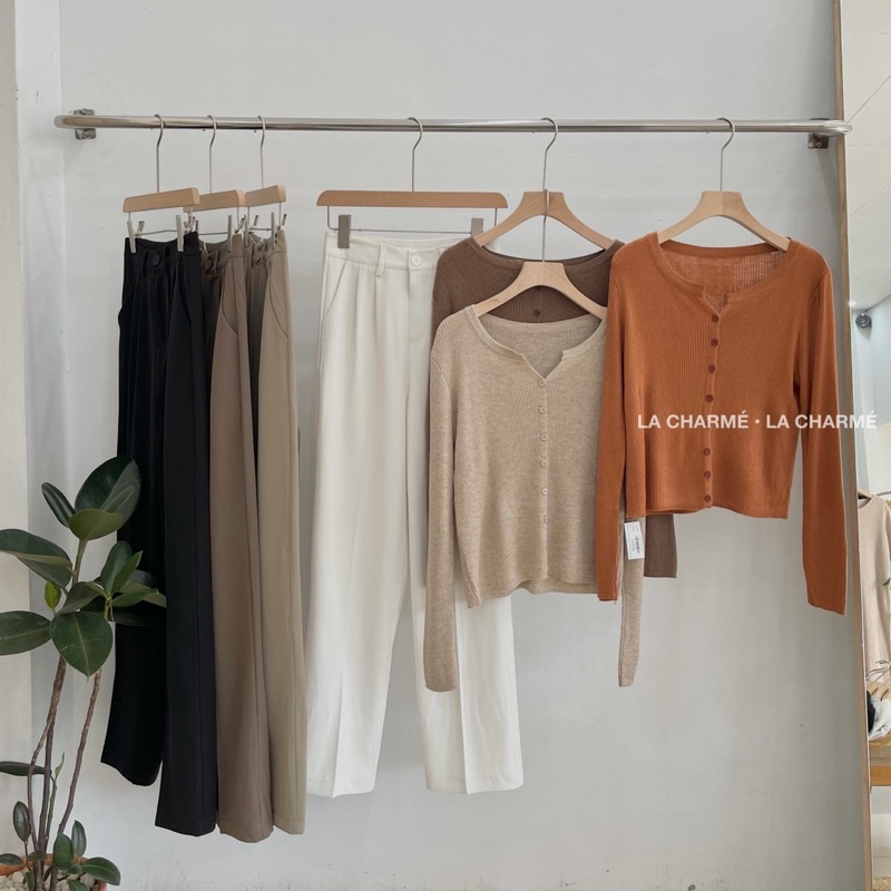 Quần vải culottes 1 cúc 908