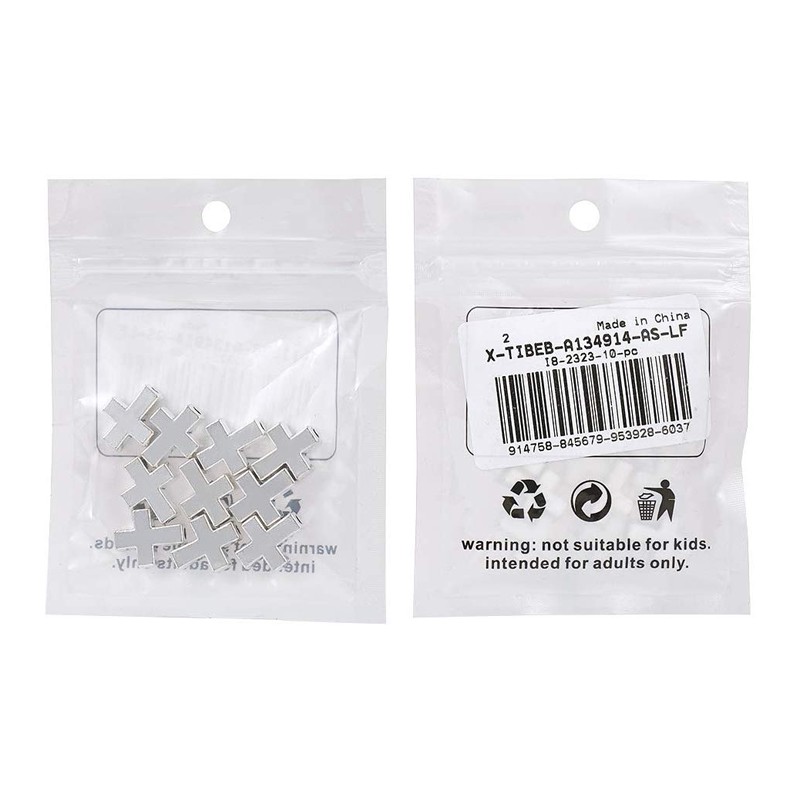 Set 10/20 hạt trang sức hình chữ thập bằng hợp kim chuyên dụng cho làm đồ trang sức thủ công